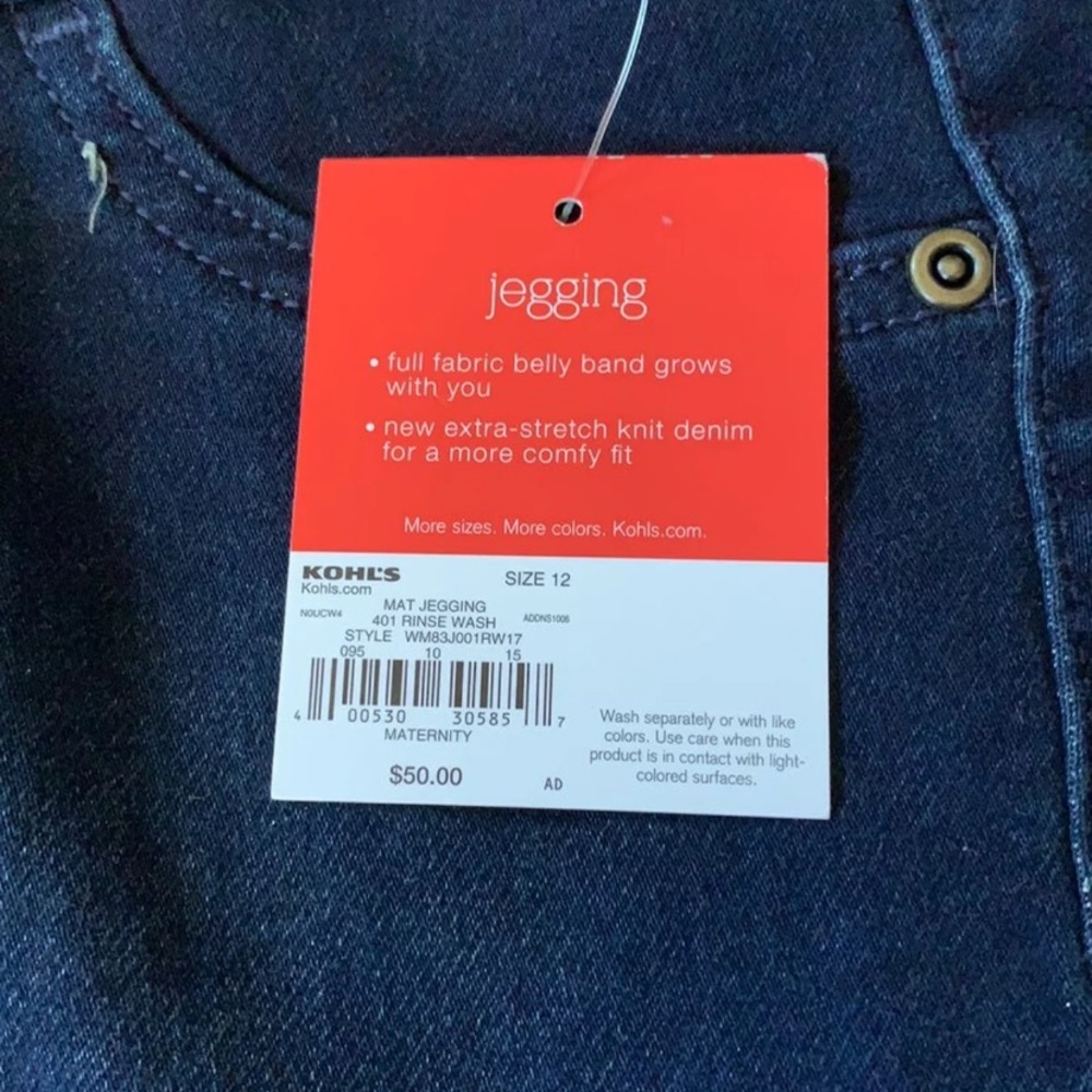 A:glow maternity jeggings - Picture 4 of 5